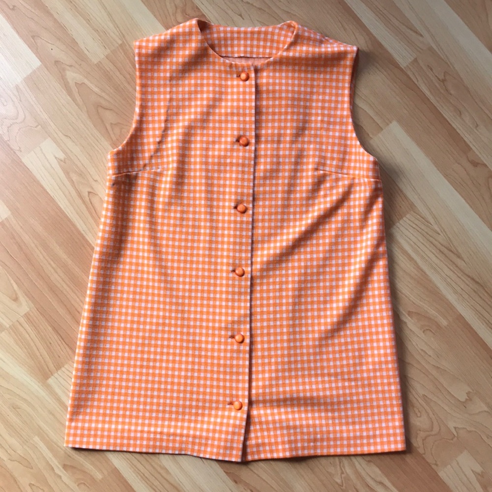 Vintage gingham 60s/70s dress